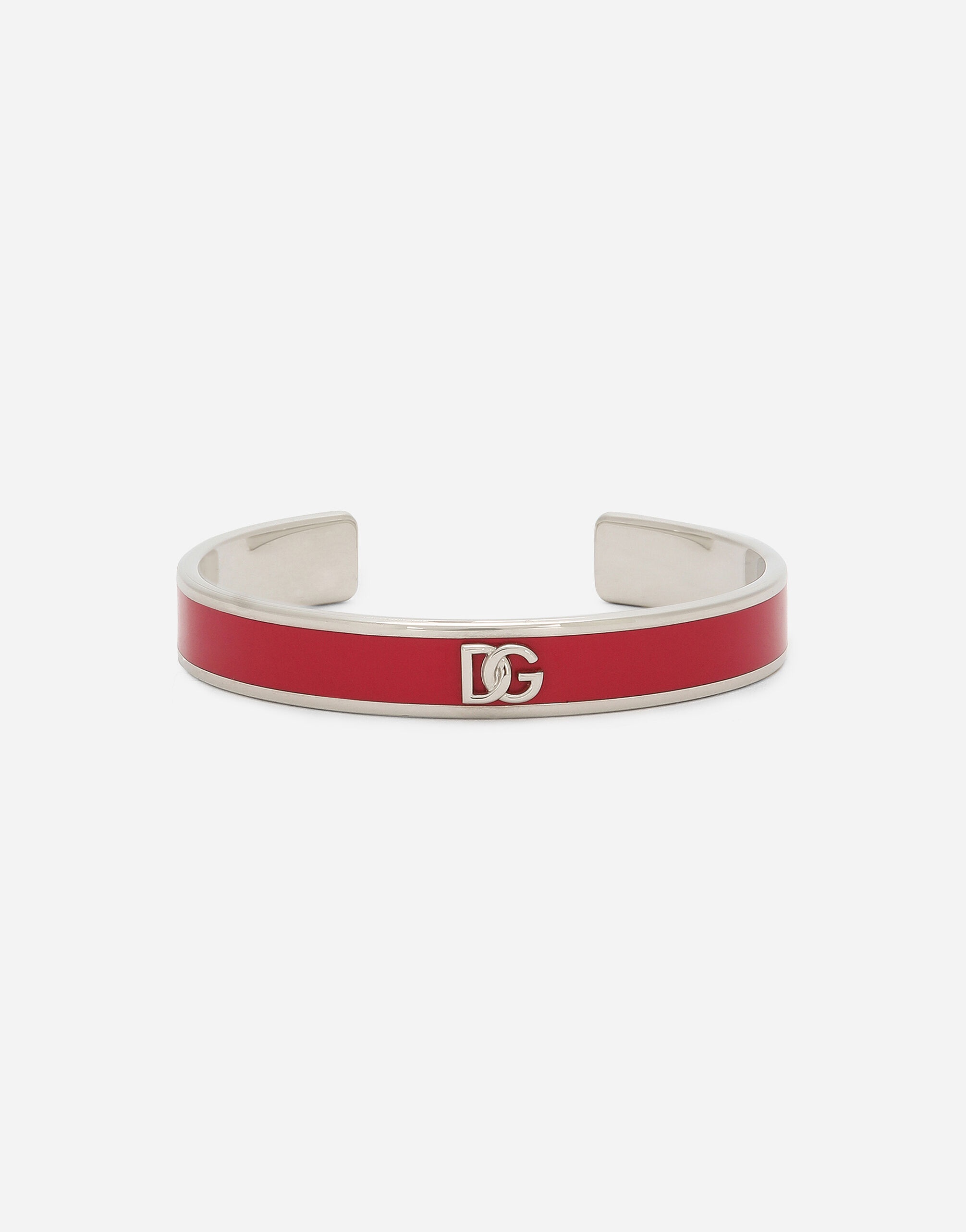 Rigid enameled bracelet with DG logo - 1