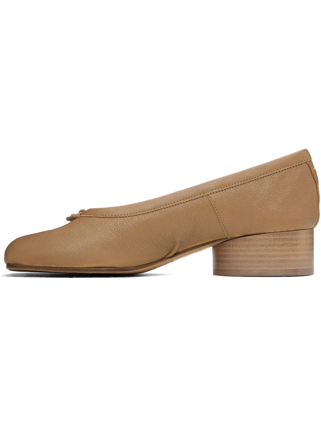 Tan Tabi New Ballerina Heels - 3