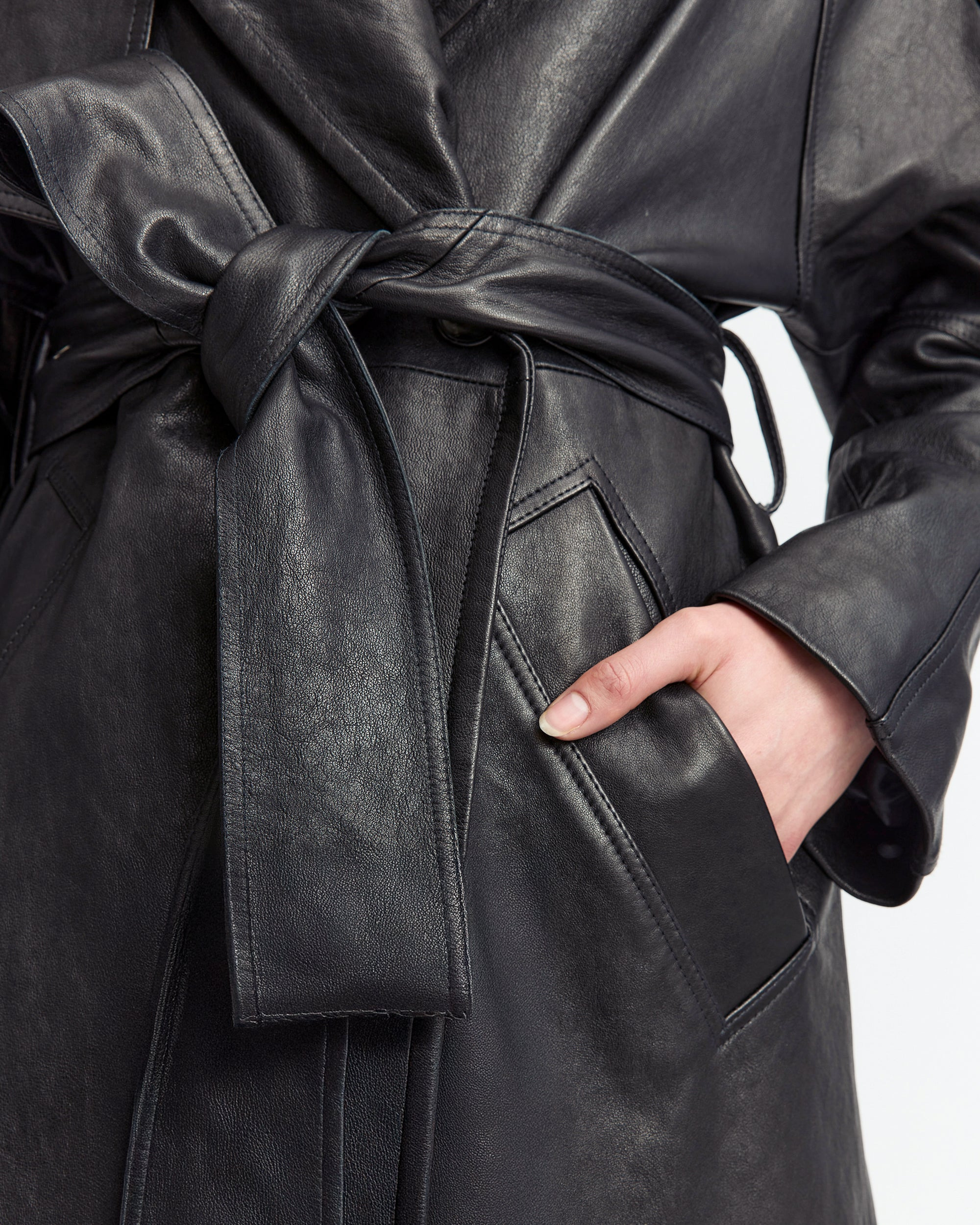 PALMI COAT IN LEATHER - 8