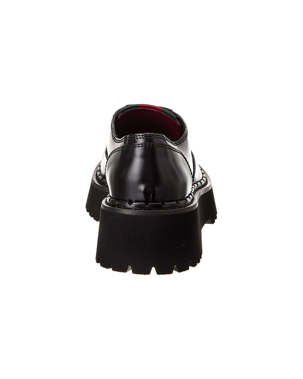Gucci Web Leather Loafer - 3