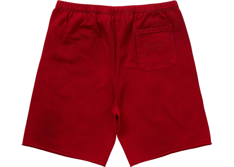 Supreme Supreme Spray Sweatshort Red outlook