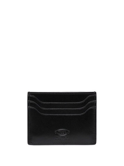 Tod's logo-plaque cardholder outlook