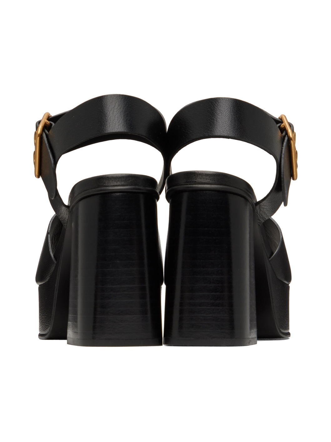 Black Lexy Heeled Sandals - 2