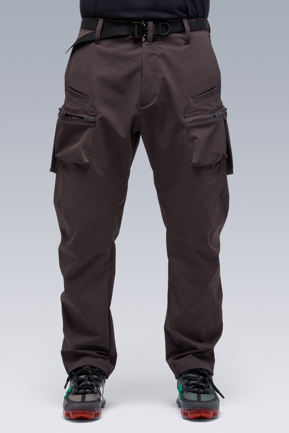 P41-DS schoeller® Dryskin™ Articulated Cargo Trouser Schwarzrot - 1
