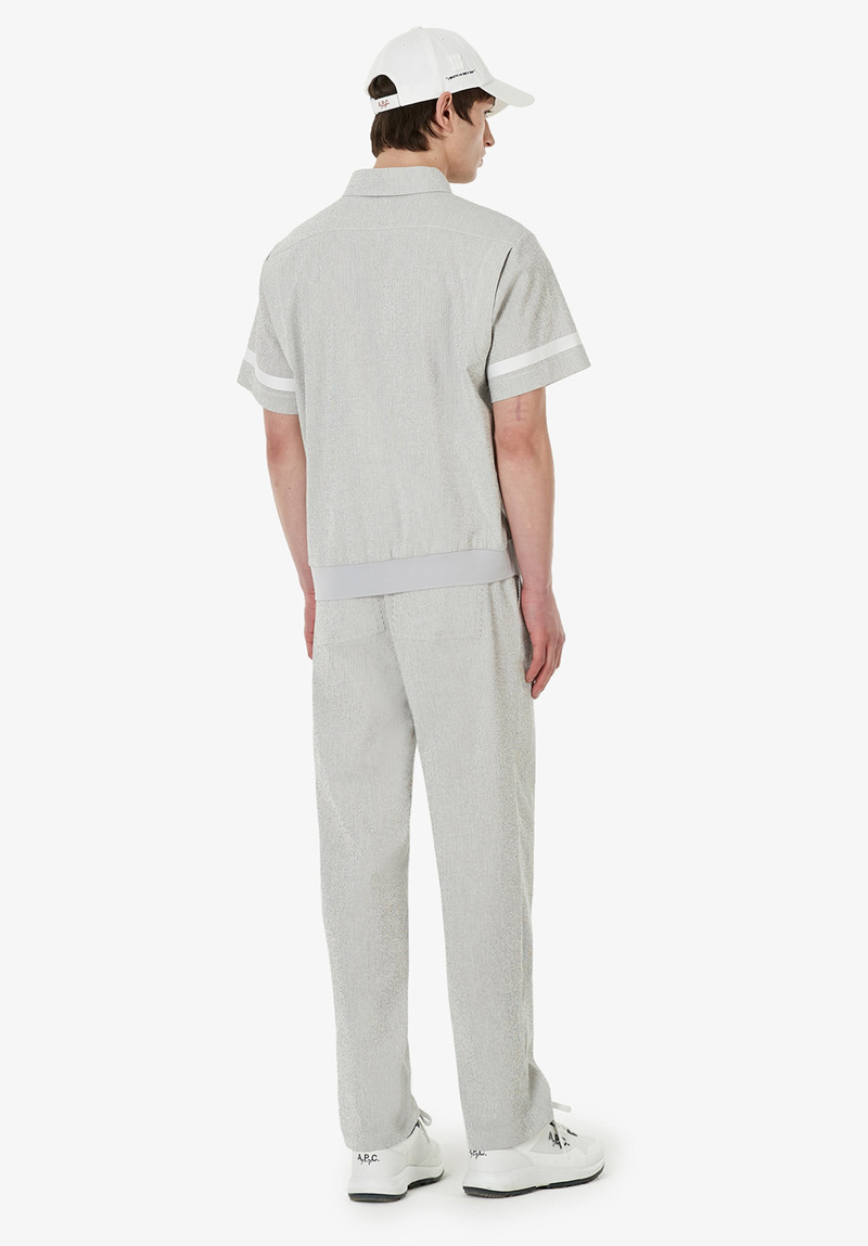 SEERSUCKER POLO A.P.C. GOLF 6