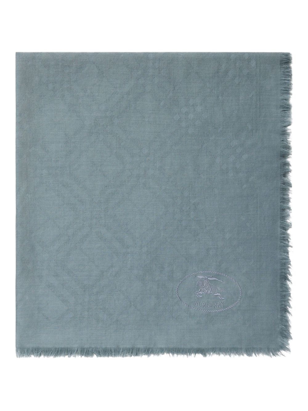 wide-check scarf - 2