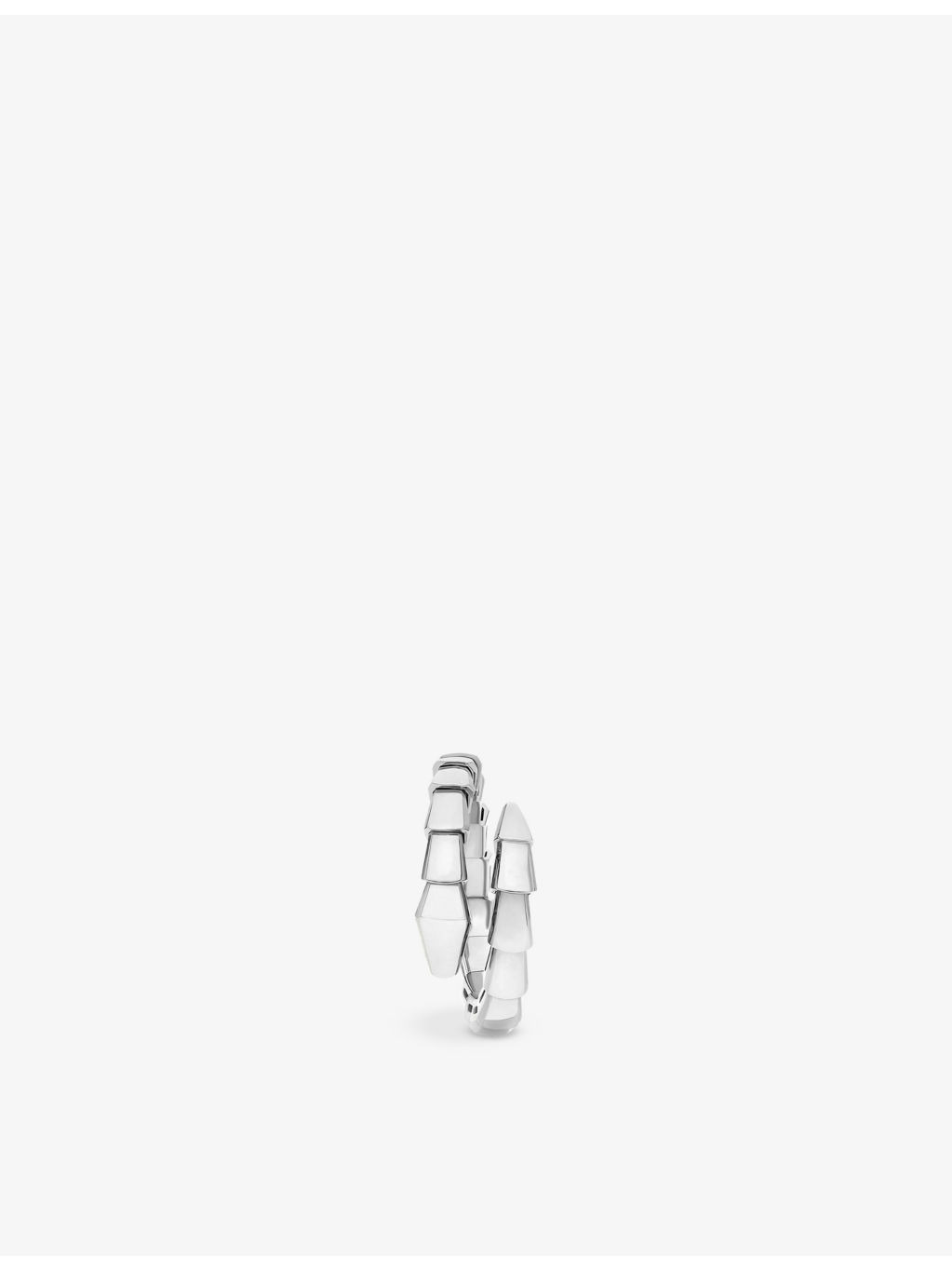 Serpenti Viper 18ct white-gold ring - 4