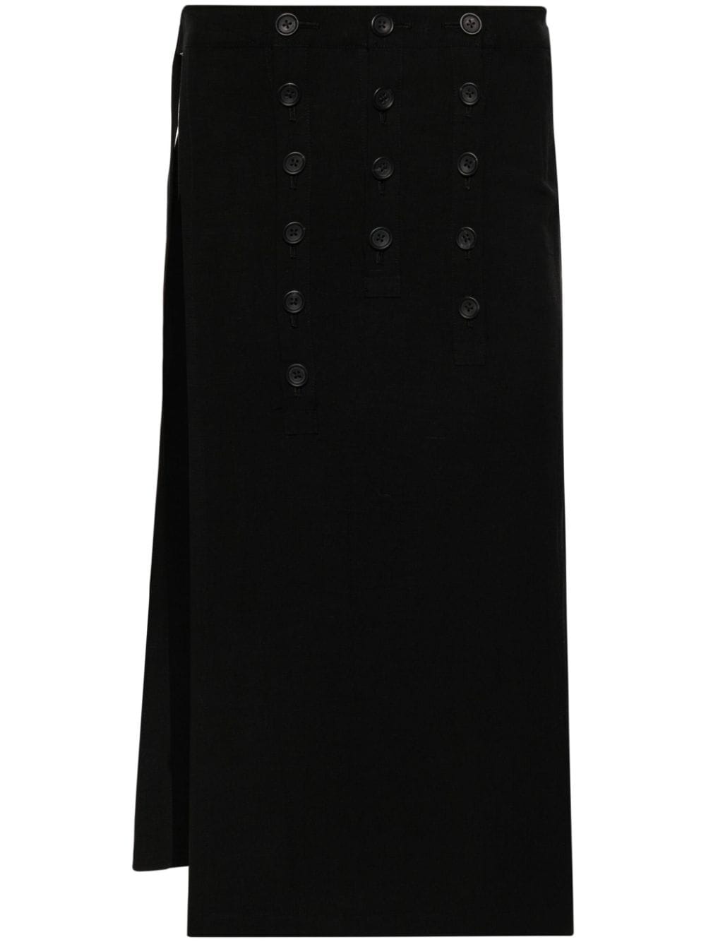 pin-appliquÃ© wrap skirt - 1