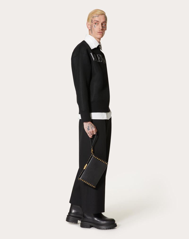 Valentino ROCKSTUD GRAINY CALFSKIN CROSSBODY BAG outlook