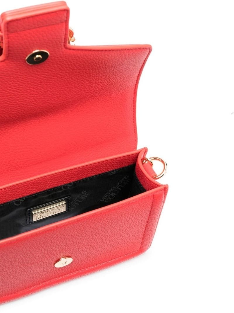 logo-buckle satchel bag - 8