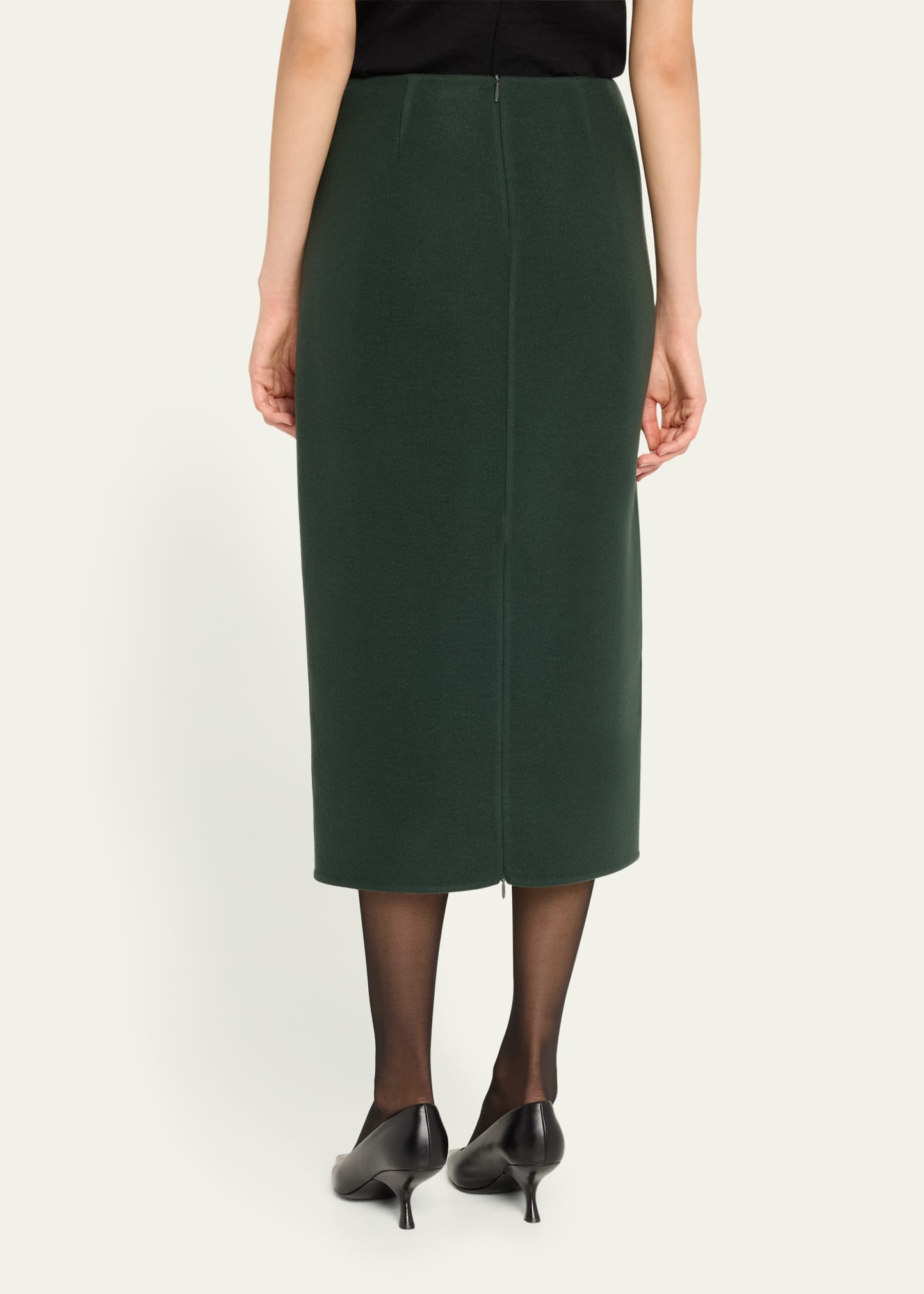 Bartellette Long Cashmere Skirt - 3