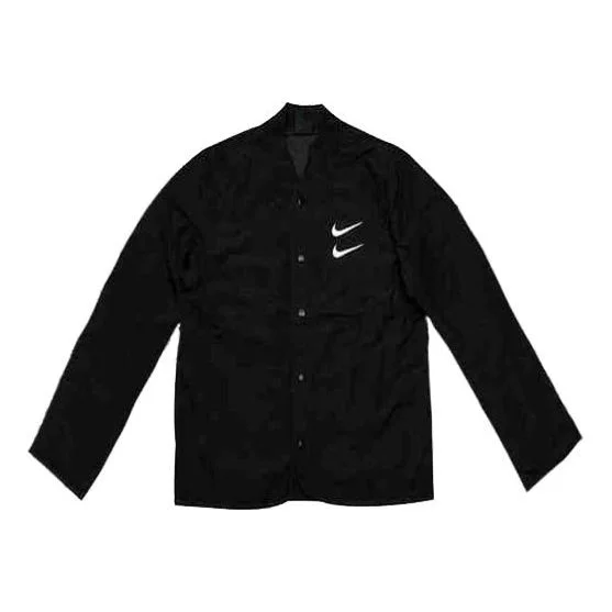 Nike Sportswear Double Swoosh Jacket Men Black CU3923-010 - 1