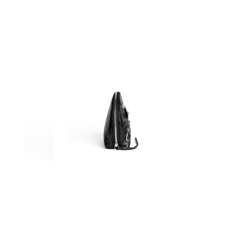 BALENCIAGA Women's Le Cagole Small Cosmetic Pouch  in Black outlook