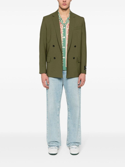 MSGM double-breasted blazer outlook