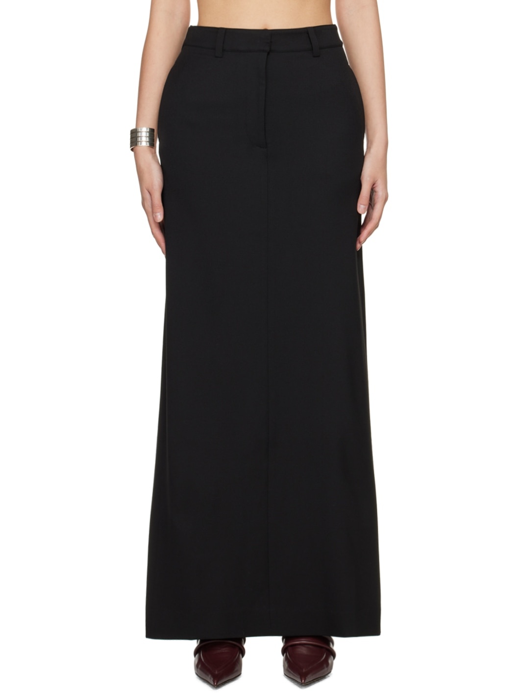 Black Minter Maxi Skirt - 1