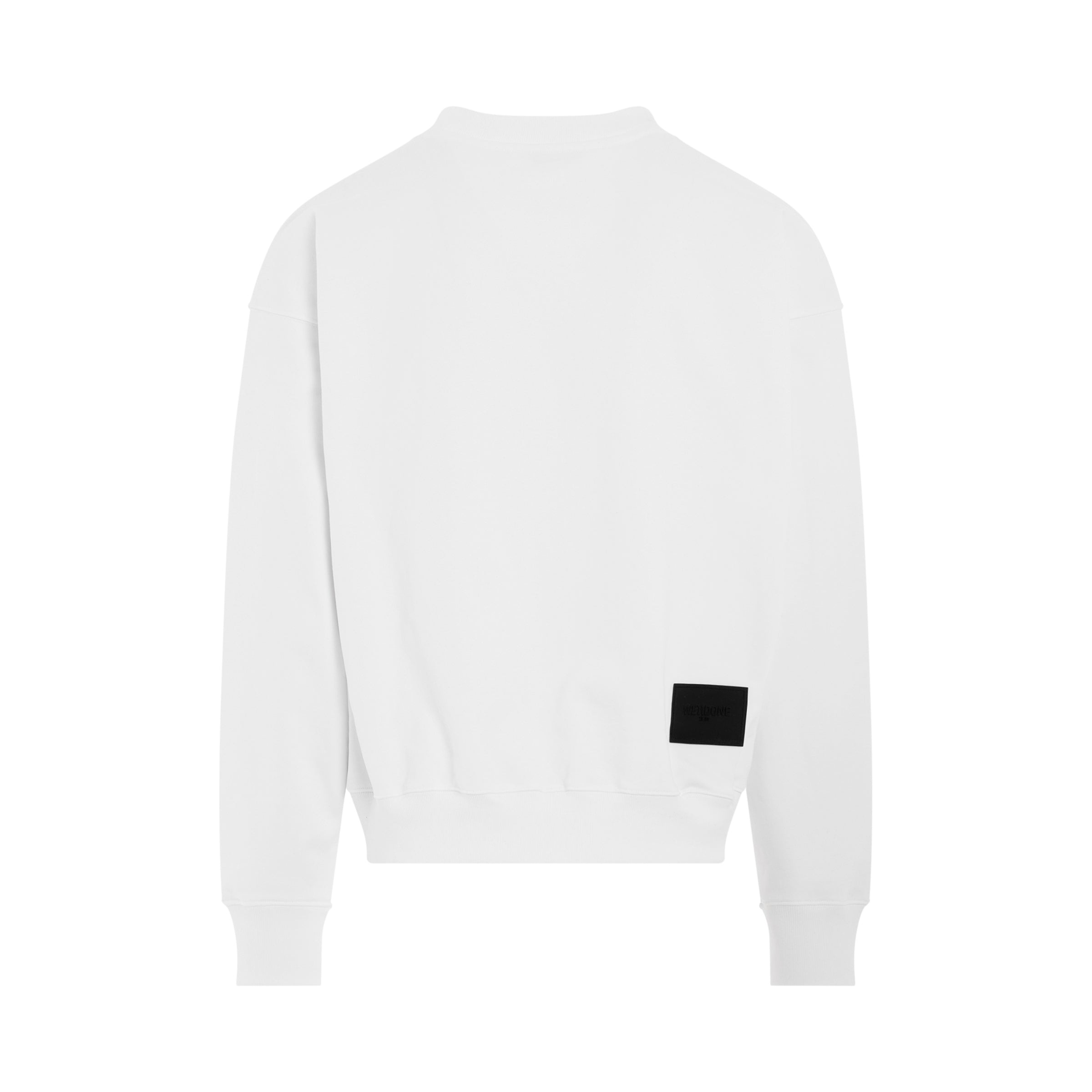 Louis Vuitton White 'Staples Edition' Sweatshirt