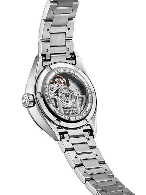Carrera Stainless Steel & Mother-Of-Pearl Dial Automatic 29MM Bracelet Watch - 3