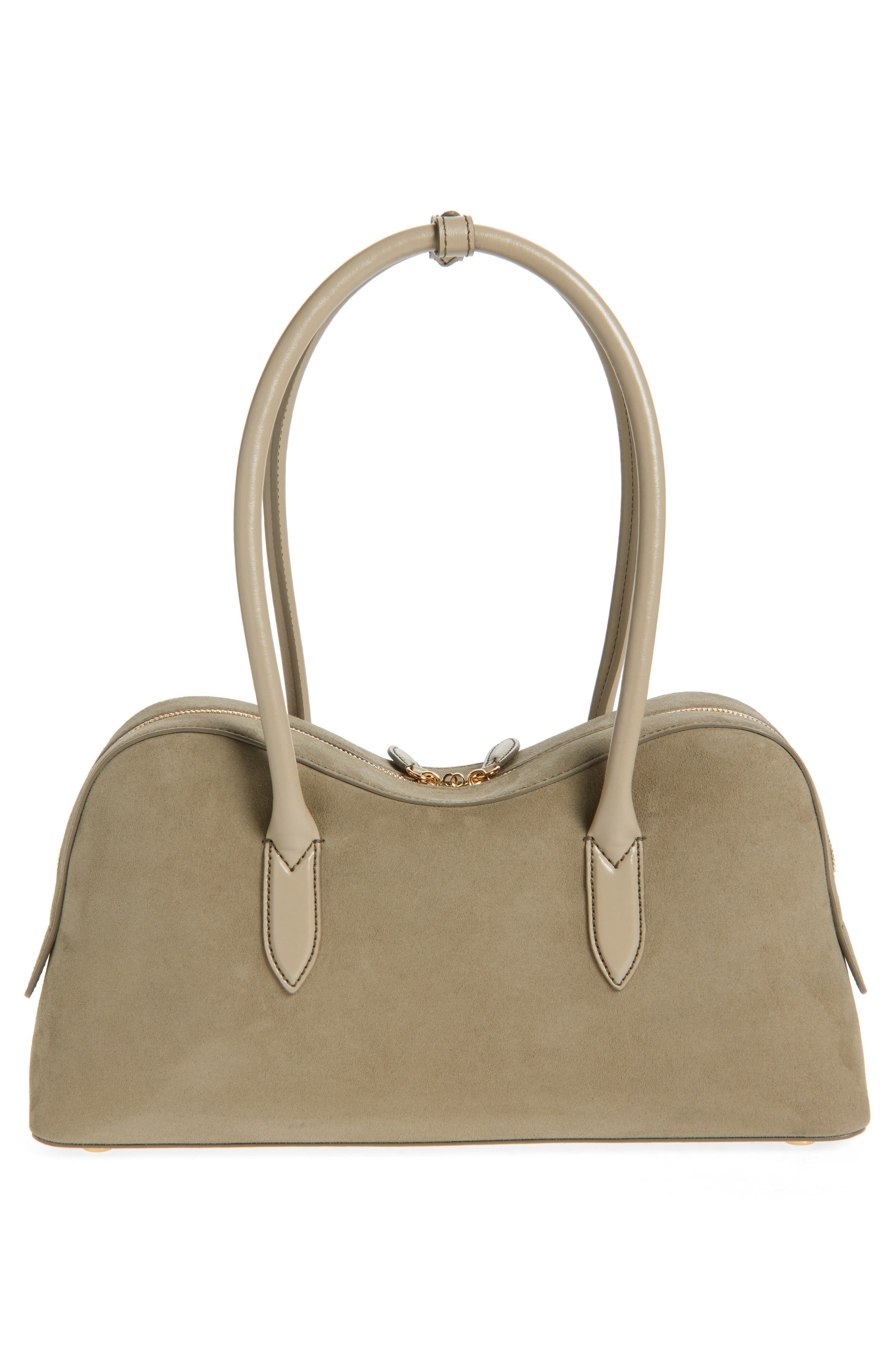 Stella McCartney Ryder Faux Suede Crossbody Bag in Khaki at Nordstrom - 3