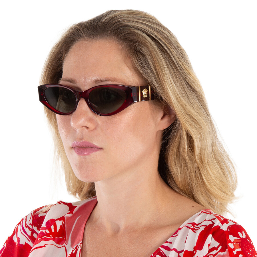Versace Green Cat Eye Ladies Sunglasses VE4454 5430/2 55 - 2