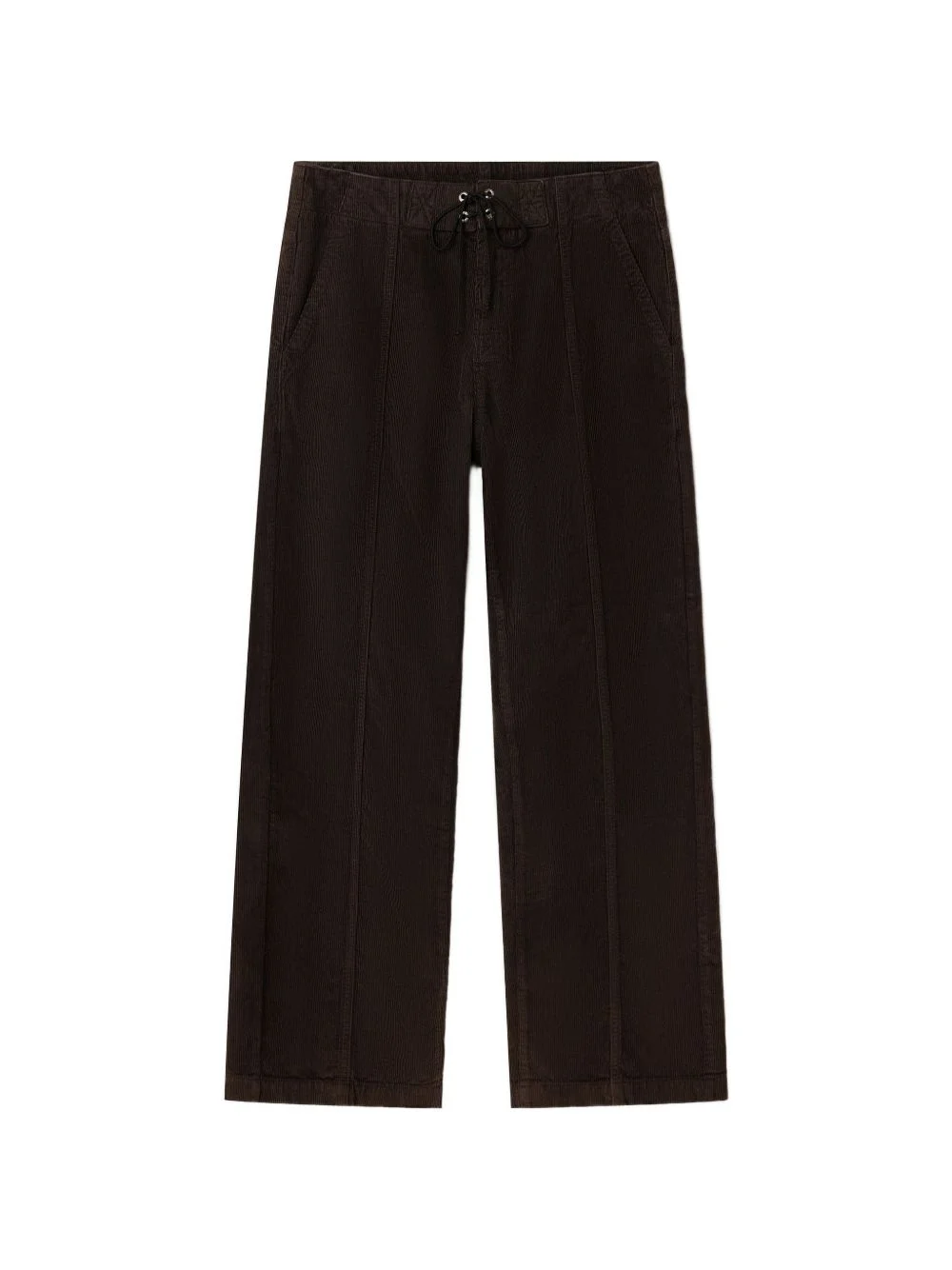 Lewis lace-up corduroy trousers - 1