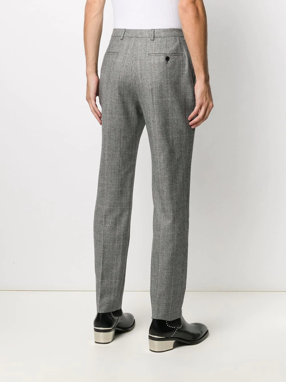 houndstooth tailored trousers - 4