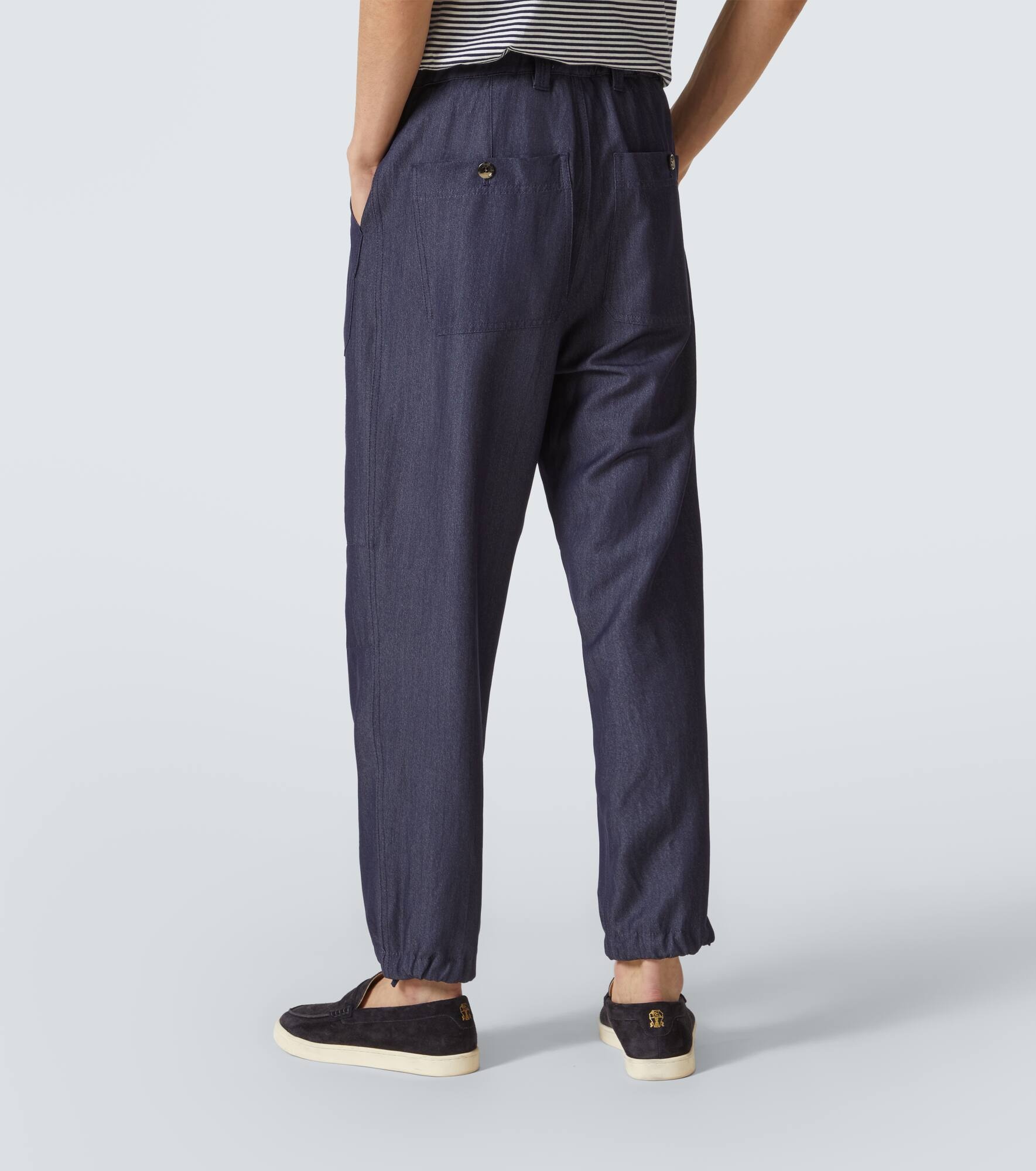 Wool-blend straight pants - 4
