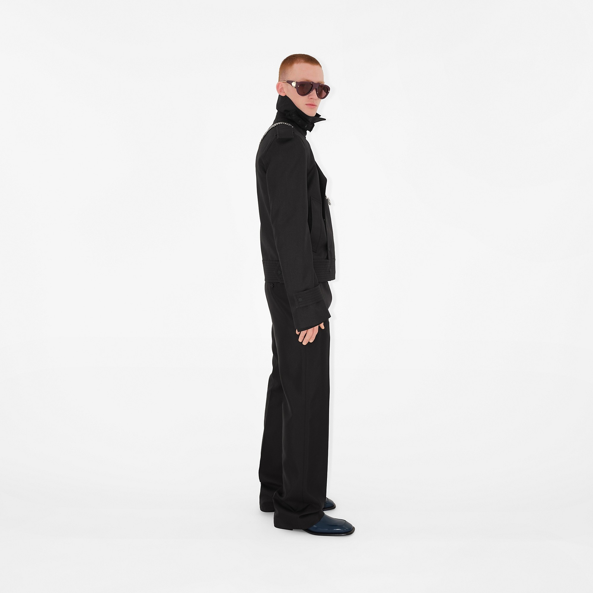 Wool Silk Tailored Trousers - 4