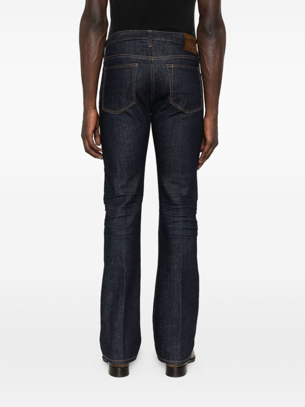 Selvedge Bootcut cotton jeans - 4