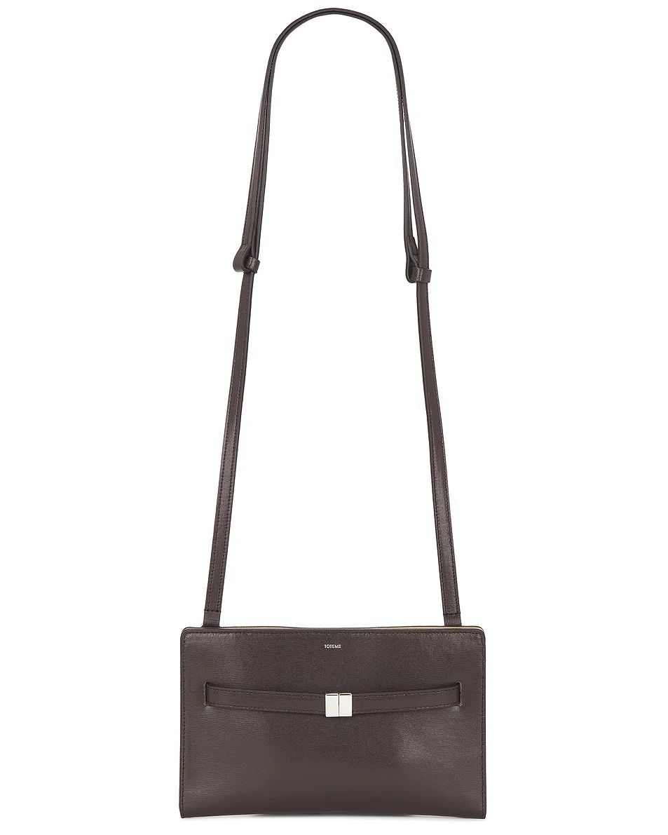 Belted Leather Crossbody Bag - 1