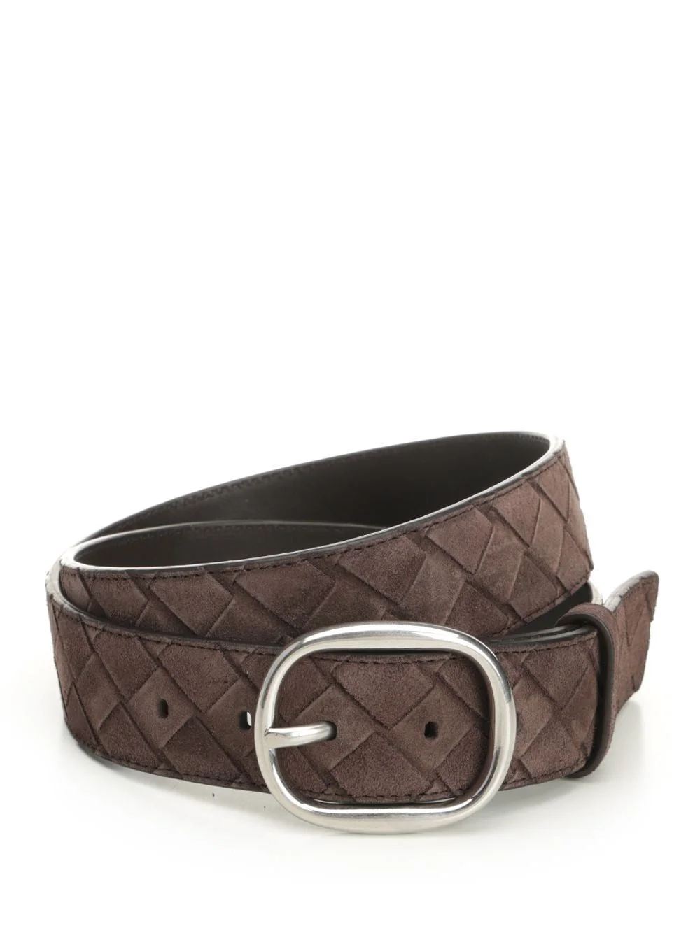 Bottega Veneta Men "Intrecciato" Belt - 1