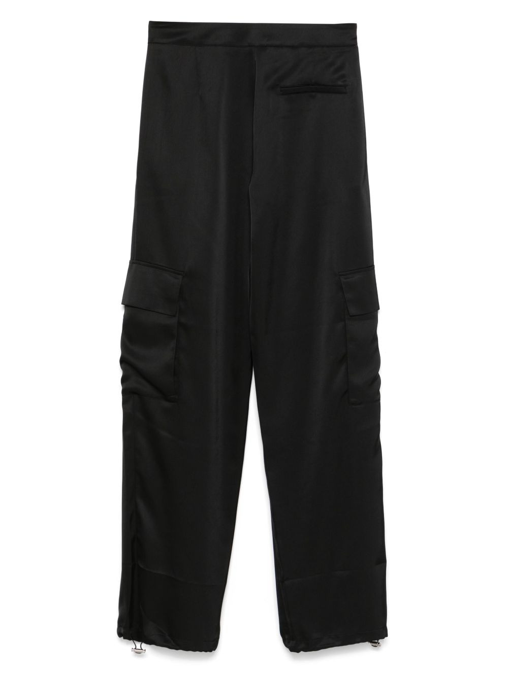 satin cargo pants - 2