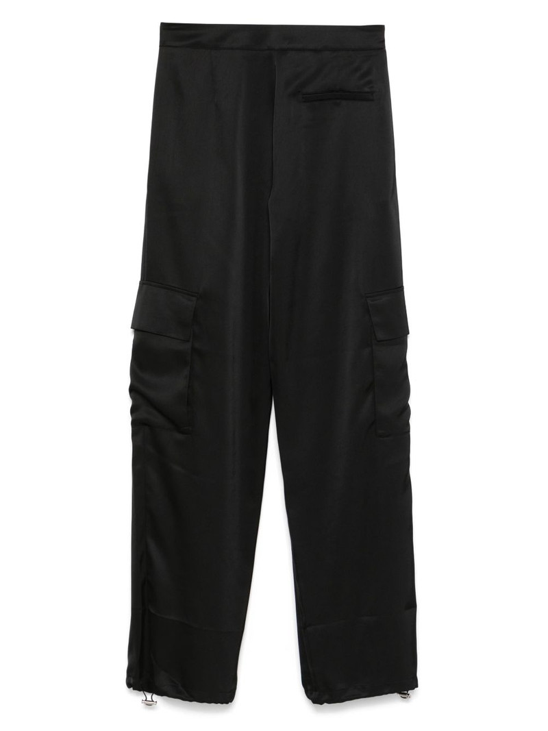 BOSS satin cargo pants outlook