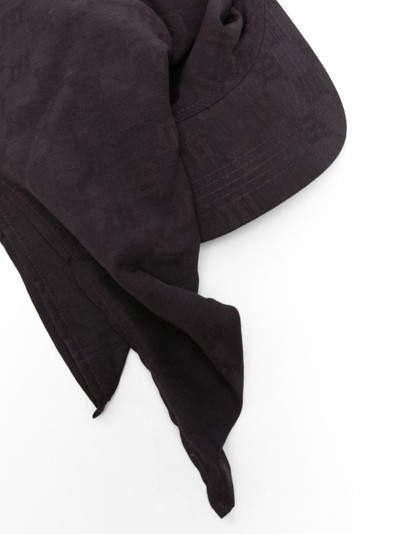 MISBHV Jordan Barrett monogram-jacquard scarf cap outlook