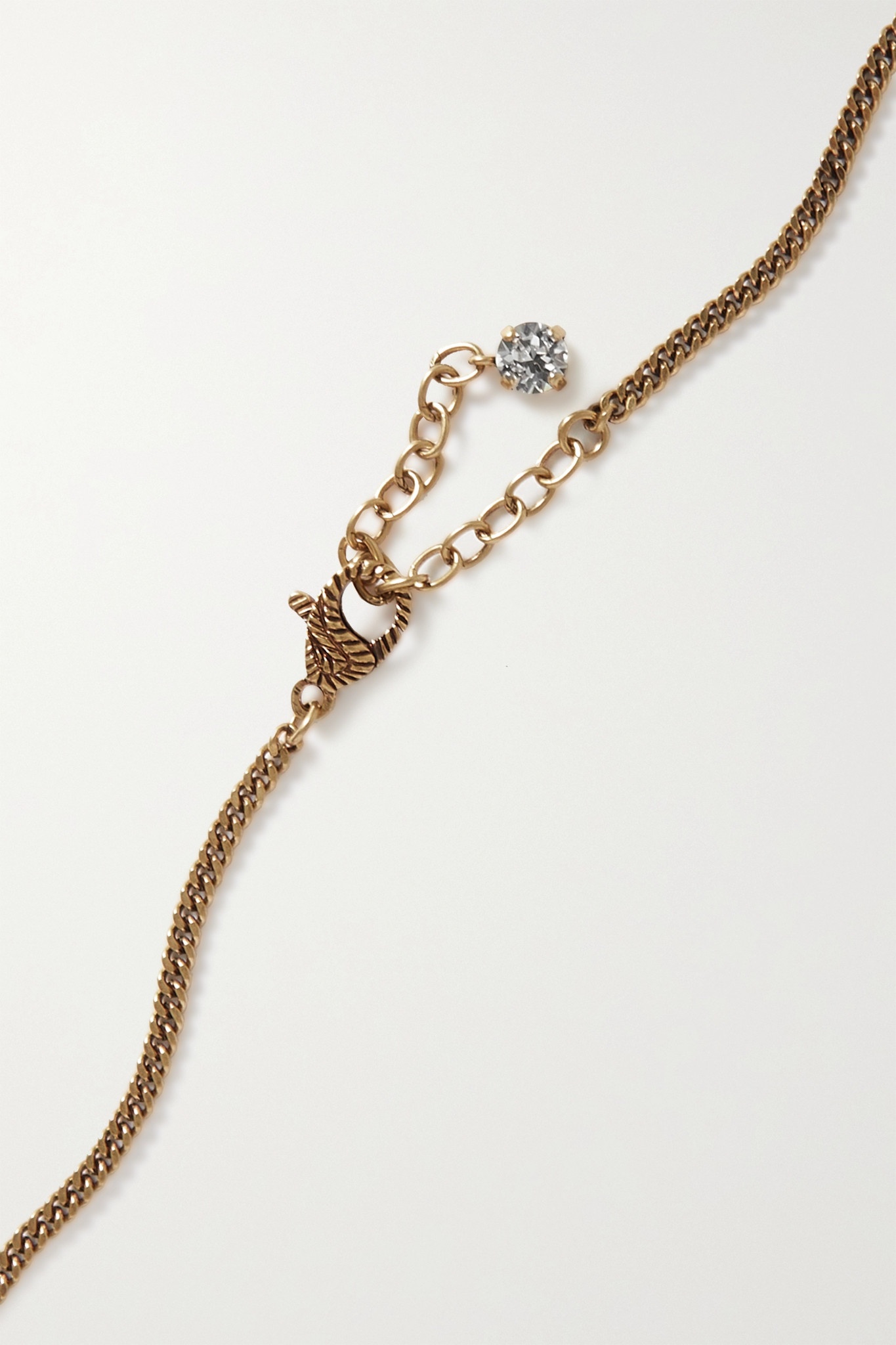 GG Marmont gold-tone crystal neckalce - 3