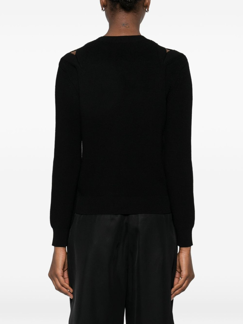 cut-out long-sleeve sweater 4