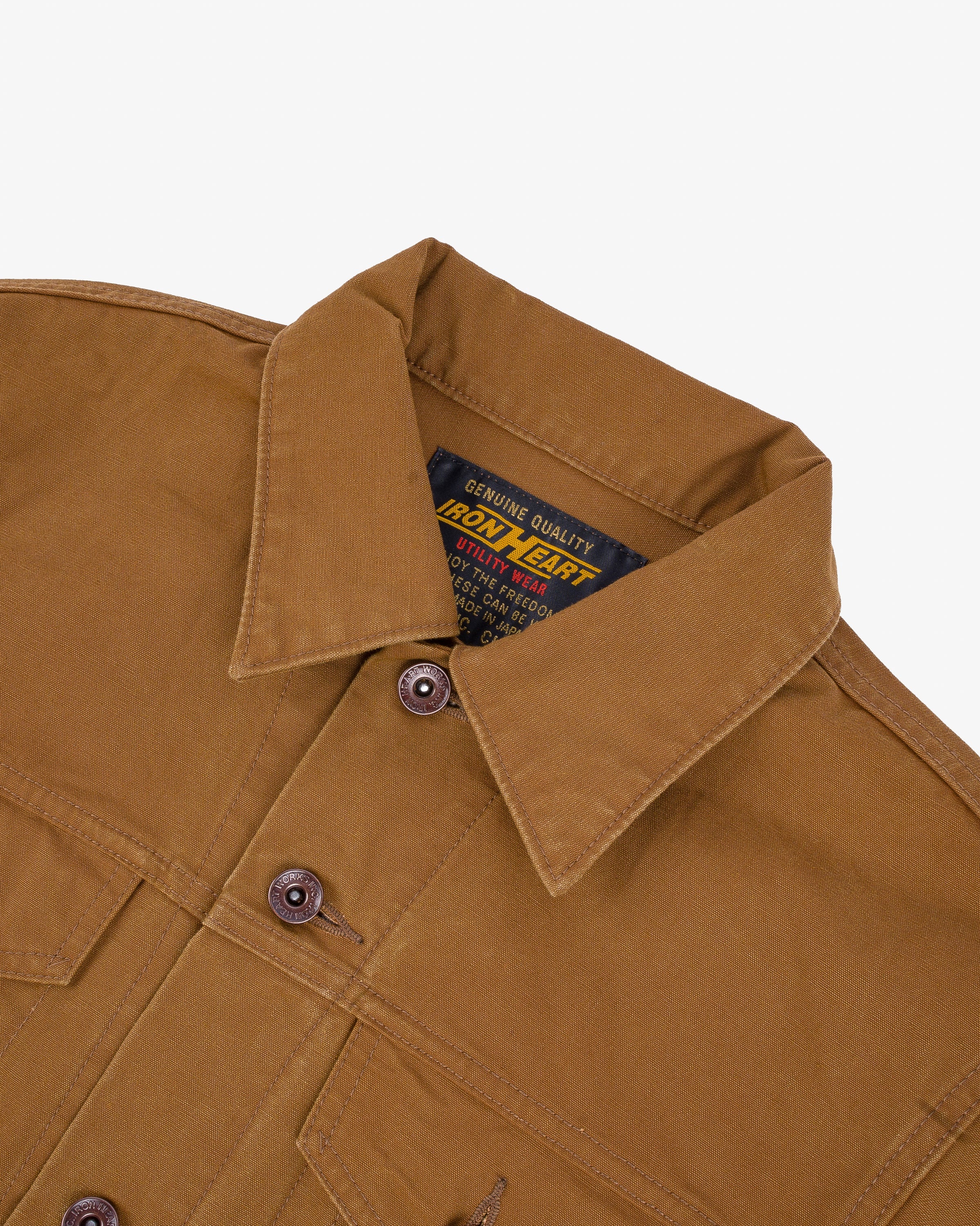 9OZ CANVAS TYPE III JACKET - BROWN - 7