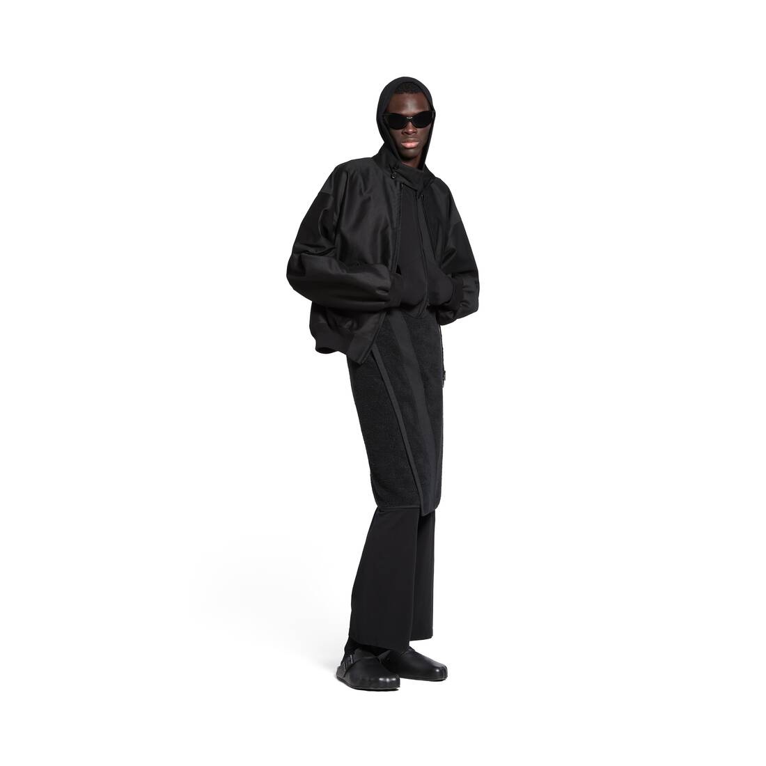 Men's Harrington Jacket in Black - 2