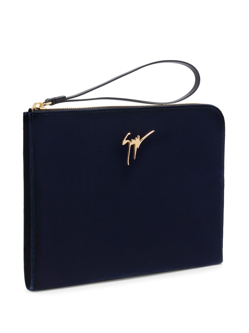 Fabian logo-plaque clutch bag - 4