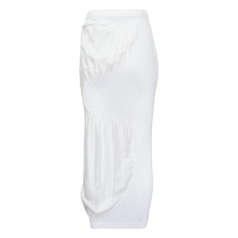 ISSEY MIYAKE Knit Contour Pleated Skirt outlook