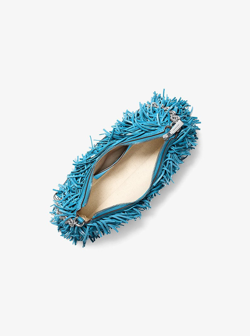MICHAEL KORS Nolita Medium Fringed Leather Pochette outlook