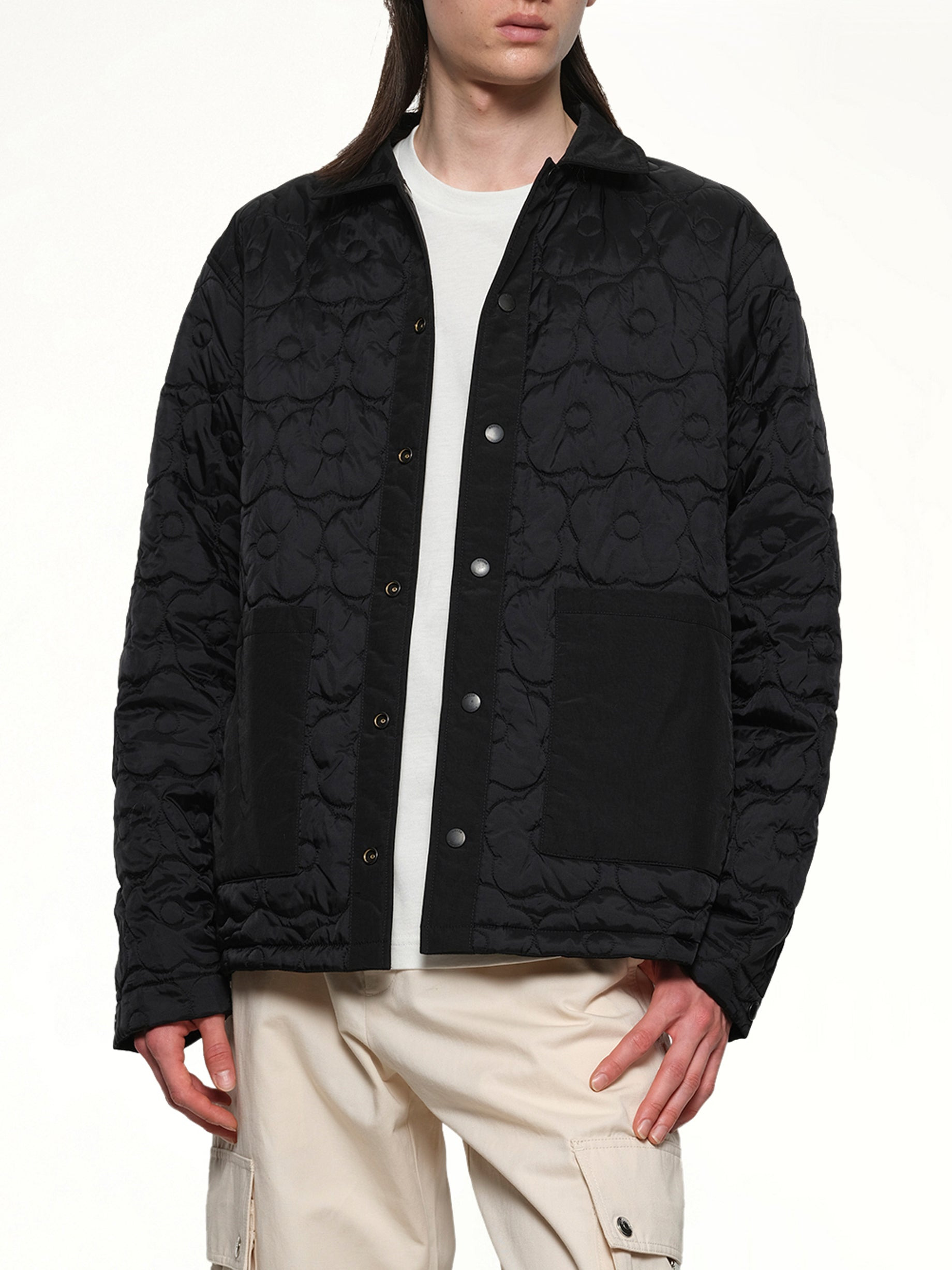 Boke Flower 2.0 Reversible Heavy Coach Jacket in Black - 13