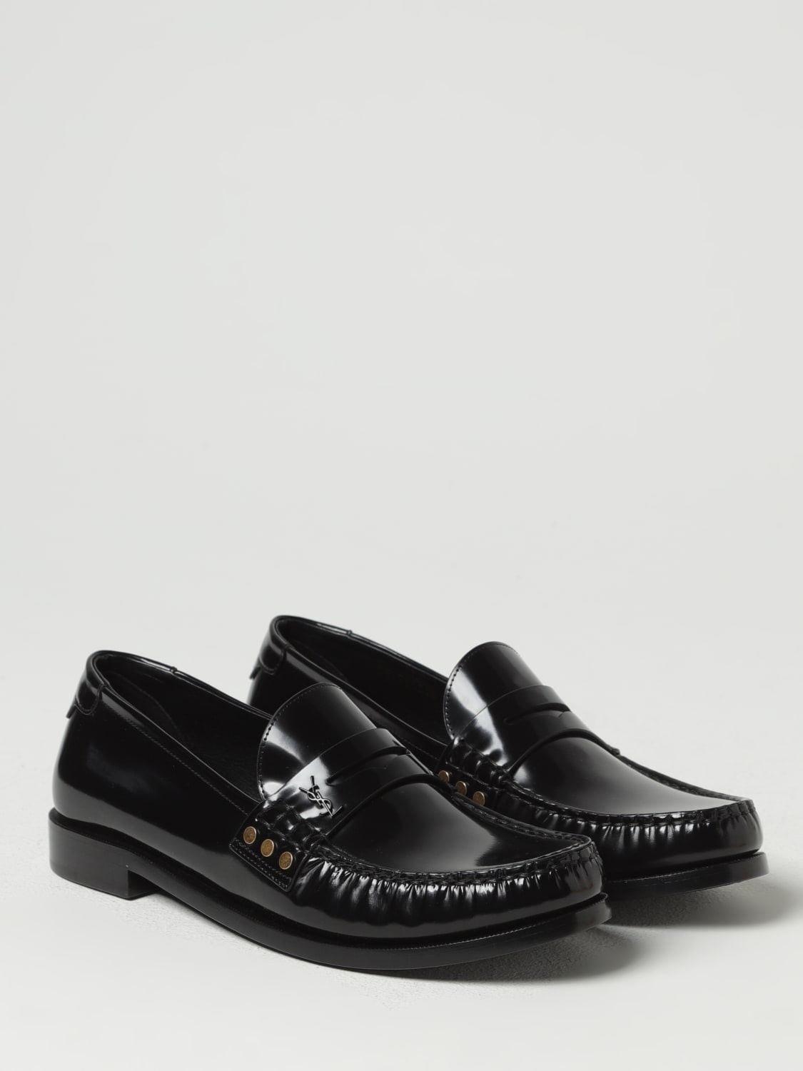 Saint Laurent moccasins in brushed leather - 2