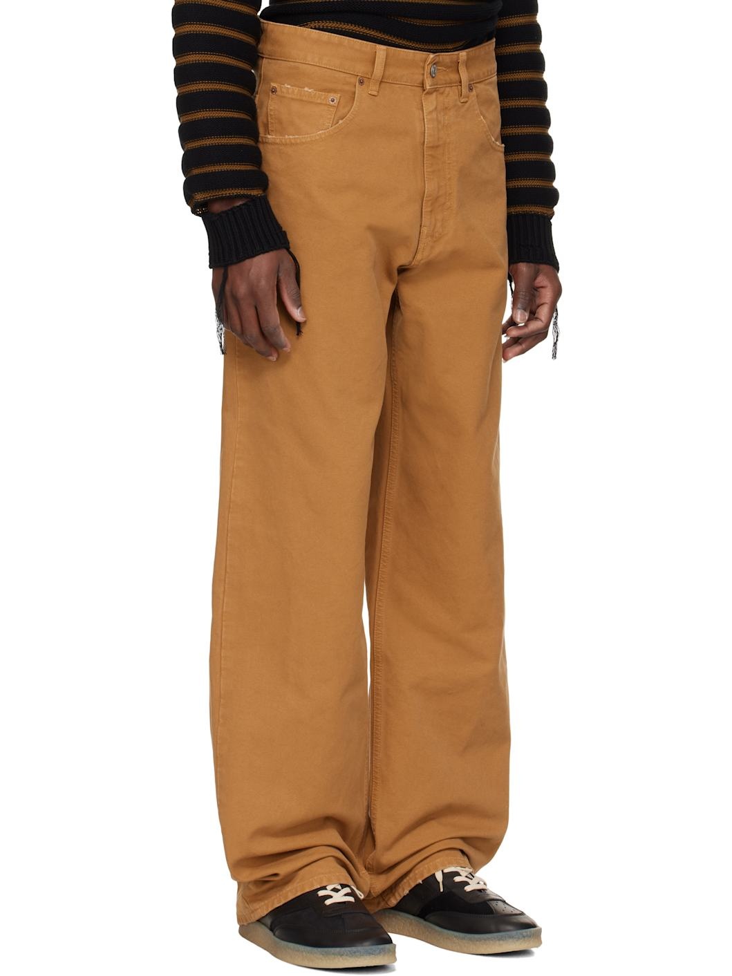 Tan Canvas Trousers - 2