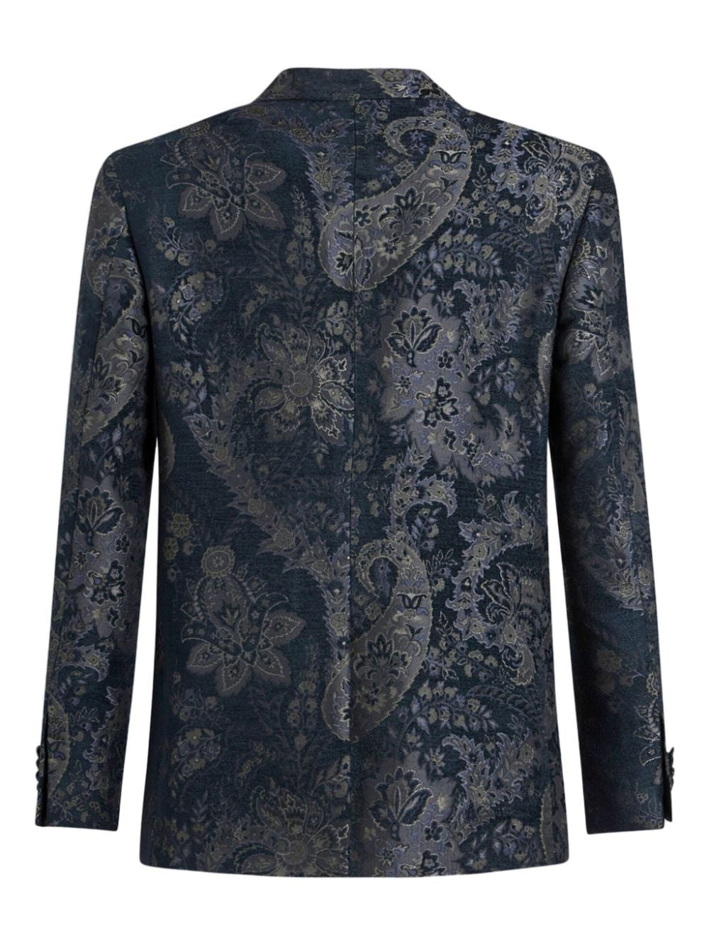 paisley jacquard blazer - 6