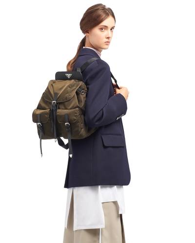 Prada Nylon and Saffiano Leather Backpack outlook