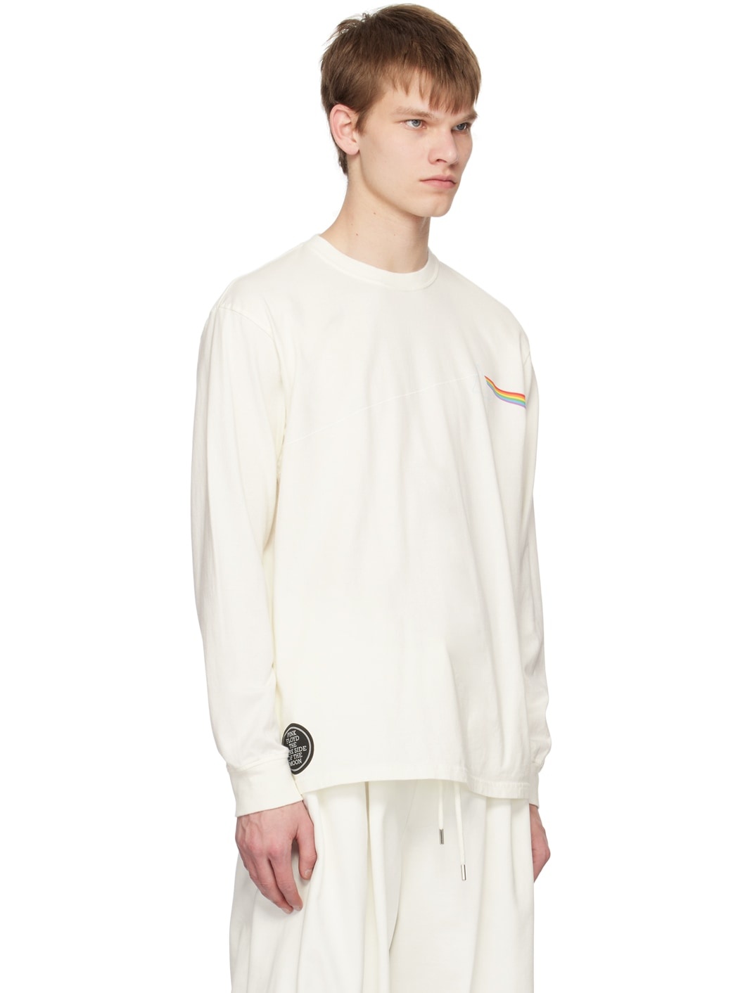 Off-White Print Long Sleeve T-Shirt - 2