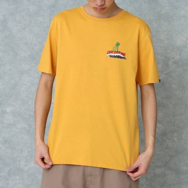 Men's Vans Asian Artist Crossover Series Printing Short Sleeve Yellow VN0A4RAY50X - 3