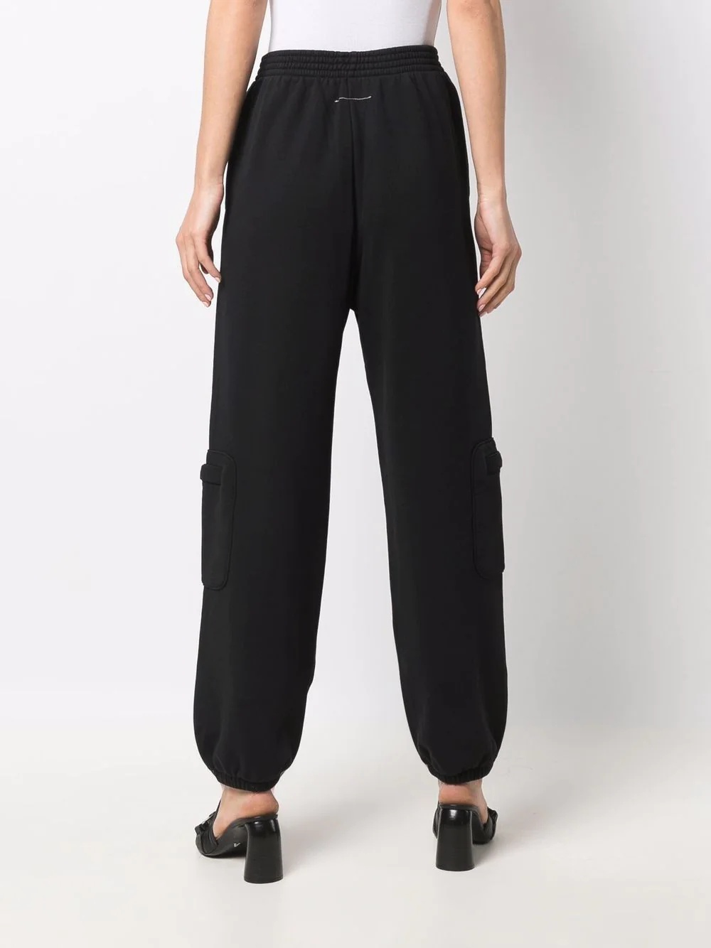 elasticated track pants - 4