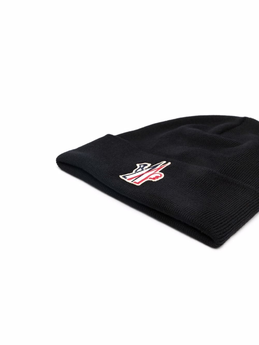 logo-patch beanie hat - 2