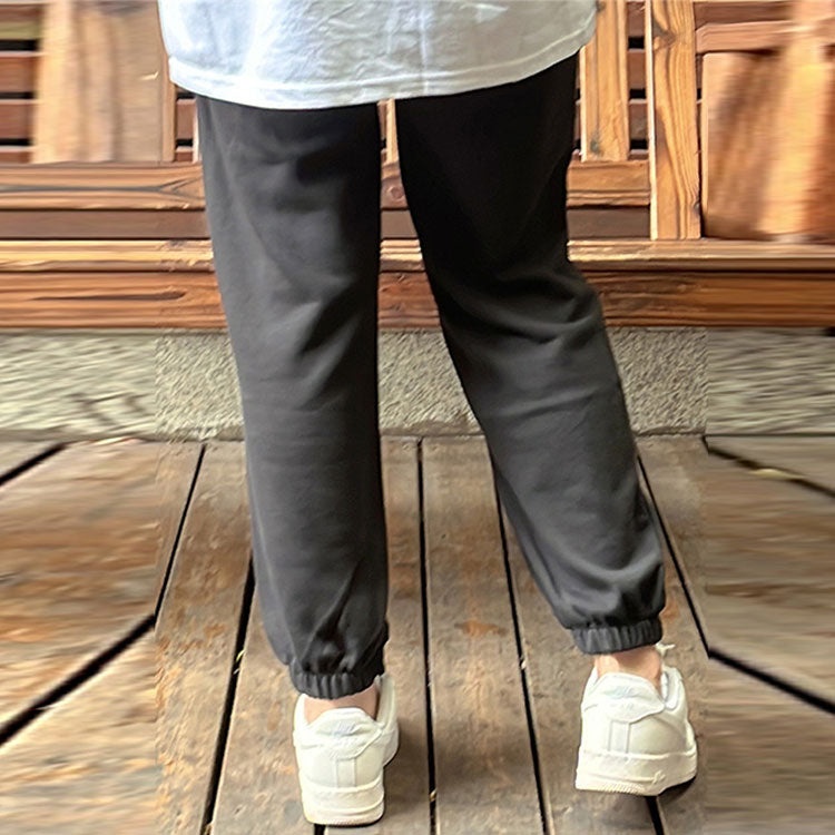 (WMNS) Converse Logo Sweatpants 'Black' 10024730-A01 - 4